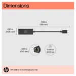 HP USB-C to RJ45 Adapter G2