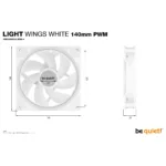 Korpuso aušintuvas be quiet! Light Wings White, 140mm PWM Triple Pack (BL102), vaizdas 8