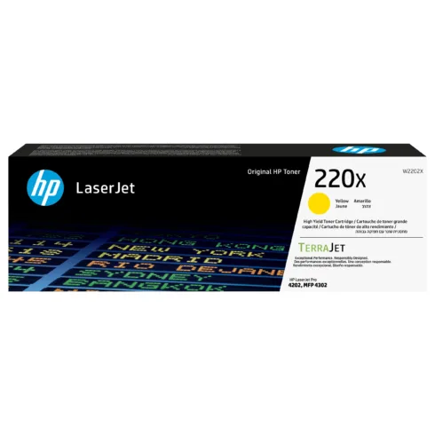 Tonerio kasetė HP 220X Ylw (W2202X)