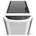Korpusas be quiet! Shadow Base 800 DX White, šoninis vaizdas su atidarytu šonu