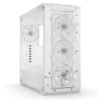 Korpusas be quiet! Shadow Base 800 FX White, matomas ventiliatoriai ir jungtys