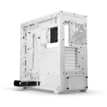Korpusas be quiet! Shadow Base 800 FX White, matomas viduje komponentai ir ventiliatoriai