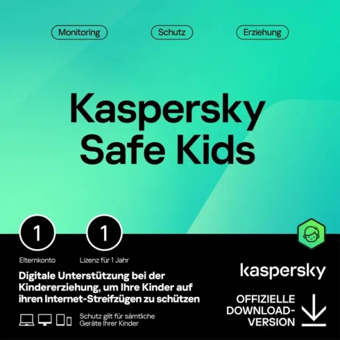 Kaspersky Safe Kids – 1 Device, 1Year – ESD-Download