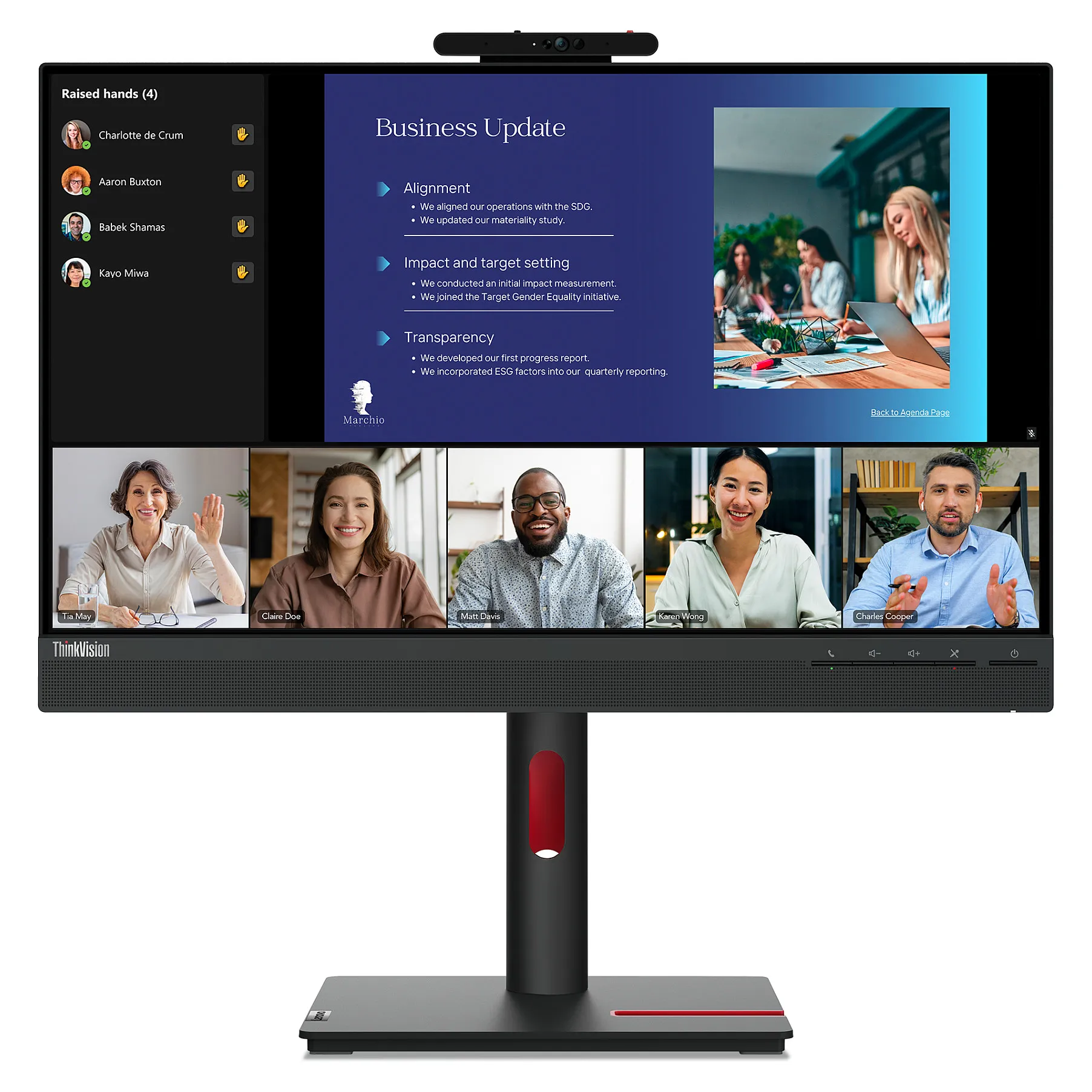 Lenovo ThinkVision T24v-30 computer monitor Lenovo ThinkVision T24v-30 computer monitor