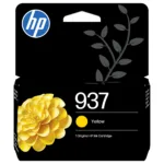 Rašalo kasetė HP 937 (4S6W4NE), geltonos spalvos
