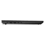 Lenovo V15 G4 AMN, vaizdas iš šono su atidarytu ekranu