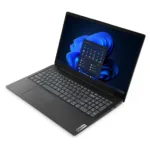 Lenovo V15 G4 AMN, vaizdas iš šono su atidarytu ekranu