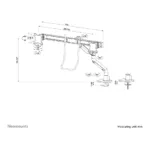 Neomounts DS75S-950BL2 monitor mount / stand