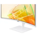 Monitorius Samsung S65TC, vaizdas iš šono, rodo ekraną ir stovą