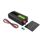 Green Cell Przetwornica napicia PowerInverter LCD 12 V 500W/1000W Przetwornica samochodowa z wywietlaczem - czysty sinus power adapter/inverter