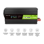Green Cell Przetwornica napicia PowerInverter LCD 12 V 500W/1000W Przetwornica samochodowa z wywietlaczem - czysty sinus power adapter/inverter