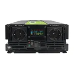 Green Cell Przetwornica napicia PowerInverter LCD 12 V 2000W/40000W Przetwornica samochodowa z wywietlaczem – czysty sinus power adapter/inverter