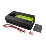 Green Cell Przetwornica napicia PowerInverter LCD 24 V 3000W/60000W Przetwornica samochodowa z wywietlaczem - czysty sinus power adapter/inverter