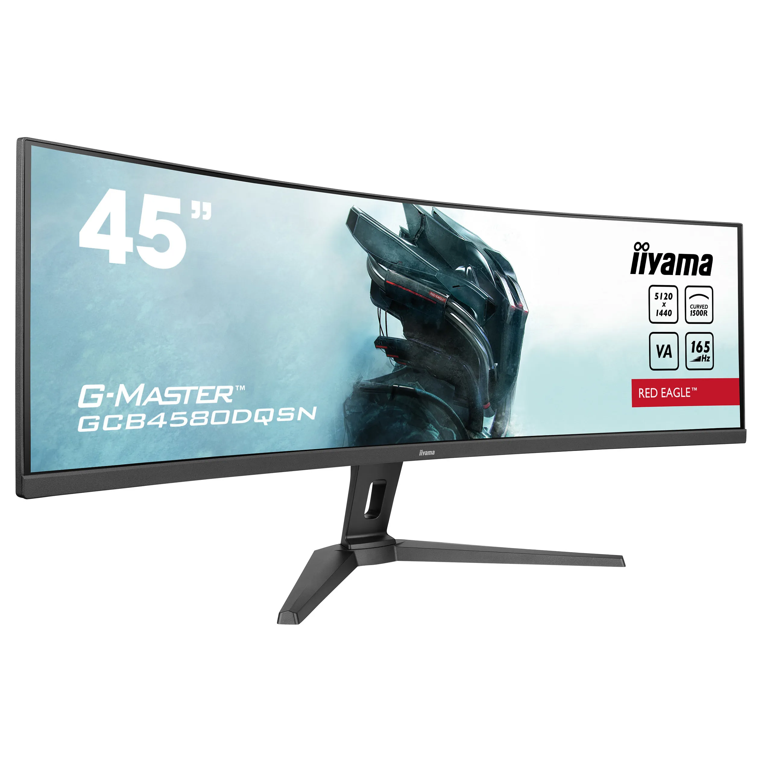 iiyama G-MASTER RED EAGLE CURVED computer monitor Monitorius iiyama G-MASTER RED EAGLE CURVED (GCB4580DQSN-B1)