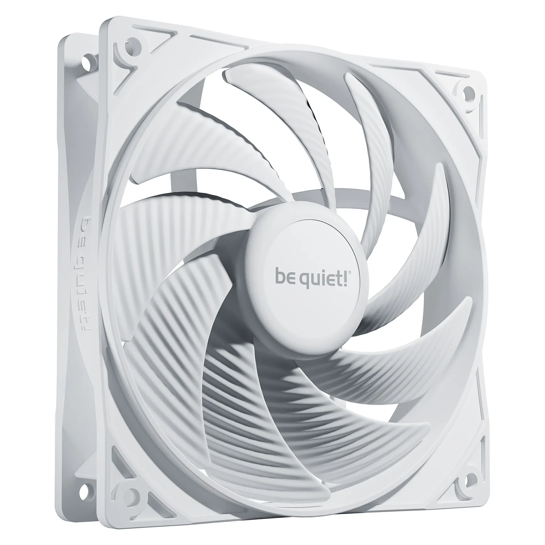 be quiet! Pure Wings 3 120mm PWM high-speed White Korpuso aušintuvas be quiet! Pure Wings 3 120mm PWM high-speed (BL111), baltos spalvos