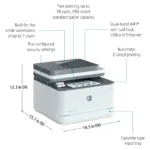 Spausdintuvas HP LaserJet Pro MFP 3102fdn Printer (3G629F#B19), vaizdas 13