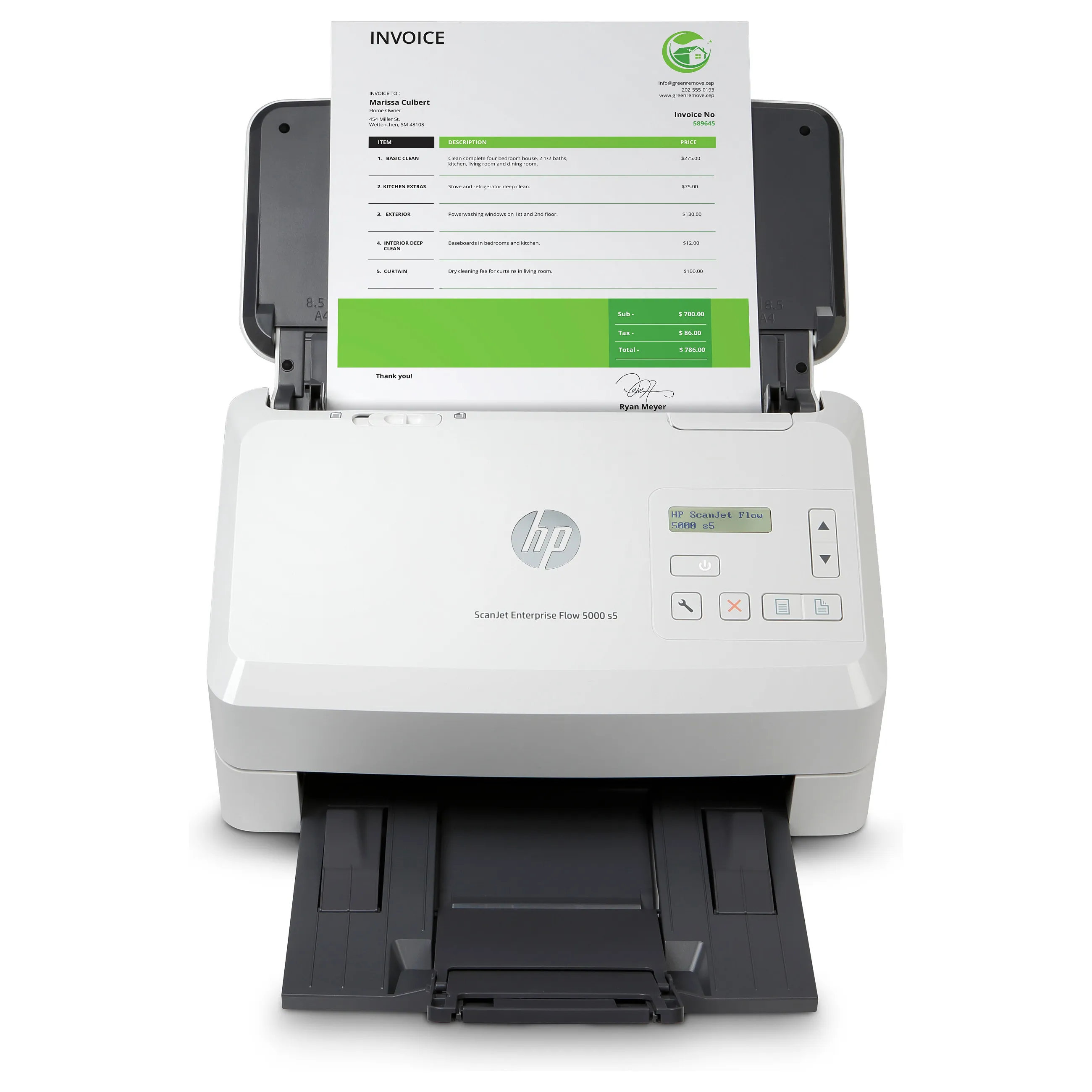 HP Scanjet Enterprise Flow 5000 s5 HP Scanjet Enterprise Flow 5000 s5