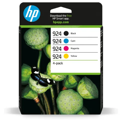 Rašalo kasetė HP 924 4-Pack CMYK(4) (6C3Z1NE)