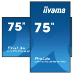 Monitorius IIYAMA 189.3cm(75") LH7575UHS-B1AG 16:9 3xHDMI+DP+2xUSB IPS retail (Speditionsversand), vaizdas 5