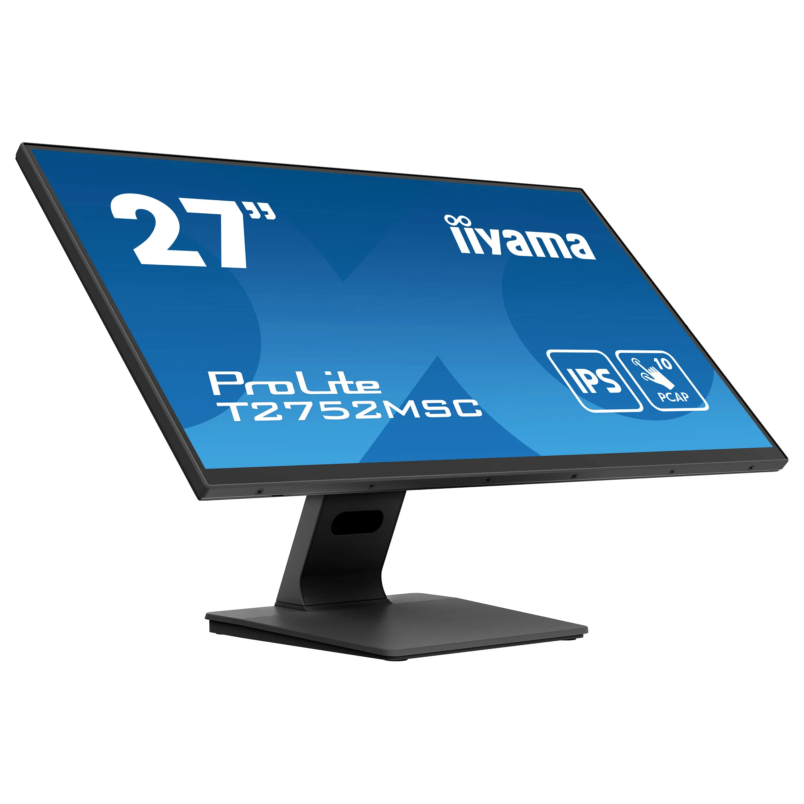 68.6cm/27" (1920x1080) iiyama ProLite T2752MSC-B1 16:9 FHD IPS Touch 5ms 60Hz HDMI DP USB Speaker Black iiyama ProLite T2752MSC-B1 computer monitor