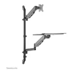 Monitoriaus laikiklis Neomounts WL90-325BL1 desktop sit-stand workplace, vaizdas 3