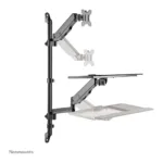 Monitoriaus laikiklis Neomounts WL90-325BL1 desktop sit-stand workplace, vaizdas 4