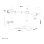 Monitoriaus laikiklis Neomounts NM-D335DBLACK, vaizdas 15
