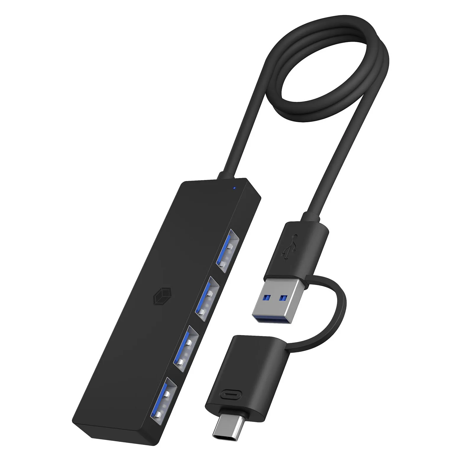ICY BOX IB-HUB1424-C3 USB-C/USB 3.2 HUB 4xUSB 3.2 ICY BOX IB-HUB1424-C3, USB 3.2 Gen 1 Type-A ir Type-C