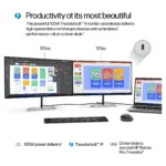 Monitorius HP Series 7 Pro 27 inch QHD Thunderbolt 4 Monitor - 727pu (8J9E6AA#ABB), vaizdas 8