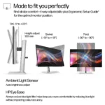Monitorius HP Series 7 Pro 27 inch QHD Thunderbolt 4 Monitor - 727pu (8J9E6AA#ABB), vaizdas 9