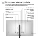 Monitorius HP Series 7 Pro 27 inch 4K Thunderbolt 4 Monitor - 727pk (8J9G2AA#ABB), vaizdas 7