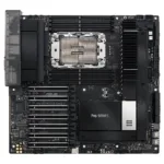 Motininė plokštė ASUS PRO WS W790E-SAGE SE, viršutinis kampas