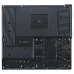 Motininė plokštė ASUS PRO WS W790E-SAGE SE, vaizdas iš šono