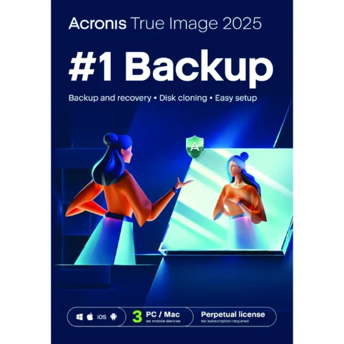 Acronis True Image 2025 - 3 Computers - perpetual - ESD-Download