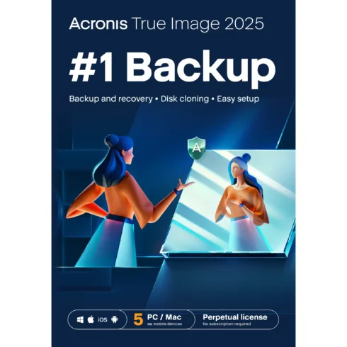 Acronis True Image 2025 - 5 Computers - perpetual - ESD-Download