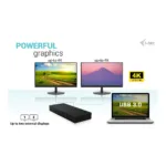 i-tec CATRIPLE4KDOCKPD2 laptop dock/port replicator