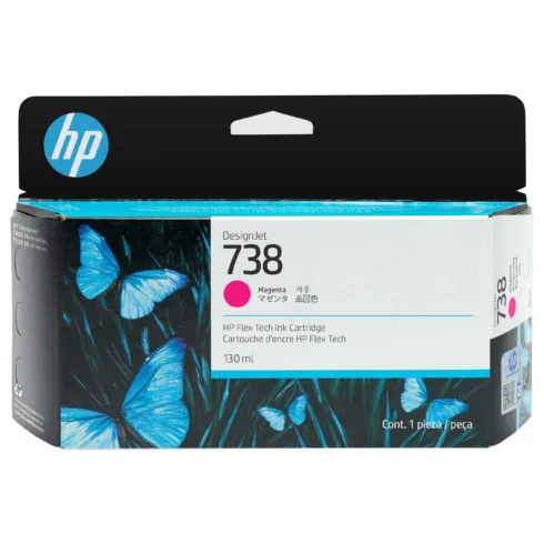 HP 738 130-ml Magenta DesignJet Ink Cartridge print head