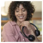 HP Poly Voyager 4320 UC Stereo USB-A Headset +BT700 USB-A Adapter +Charging Stand