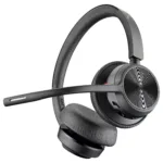 HP Poly Voyager 4320 UC Stereo USB-A Headset +BT700 USB-A Adapter +Charging Stand