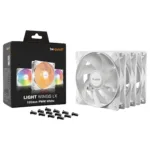 Korpuso aušintuvas be quiet! LIGHT WINGS LX 120mm PWM 3-Pack (BL122), baltos spalvos, vaizdas 5