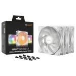 Korpuso aušintuvas be quiet! LIGHT WINGS LX 120mm PWM High Speed 3-Pack (BL125), baltos spalvos, vaizdas 5