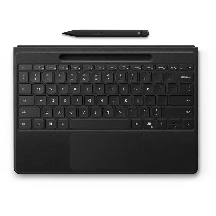 Microsoft Surface Pro Flex Keyboard ( Bluetooth )+Slim Pen 2 Black Microsoft Surface Pro Flex klaviatūra su Bluetooth ir Slim Pen 2 juoda