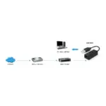 Tinklo plokštė LevelOne USB-0301, vaizdas 3