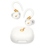 Soundcore Sport X20 ausinės, šoninis vaizdas su valdymo mygtukais