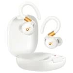 Soundcore Sport X20 ausinės, šoninis vaizdas su matomais valdymo mygtukais