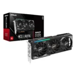 Asrock Challenger Radeon RX 9070, vaizdo plokštė iš šono