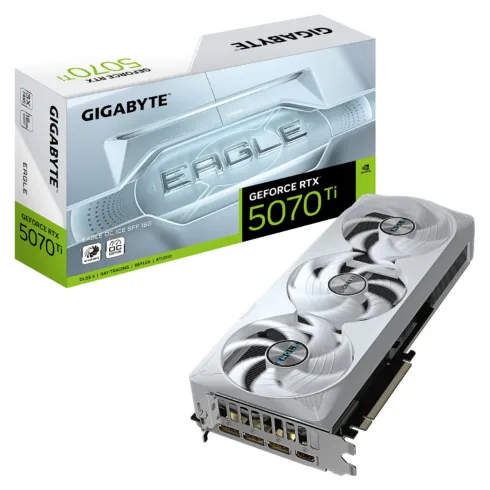 GIGABYTE GeForce RTX 5070 Ti EAGLE OC ICE SFF 16G