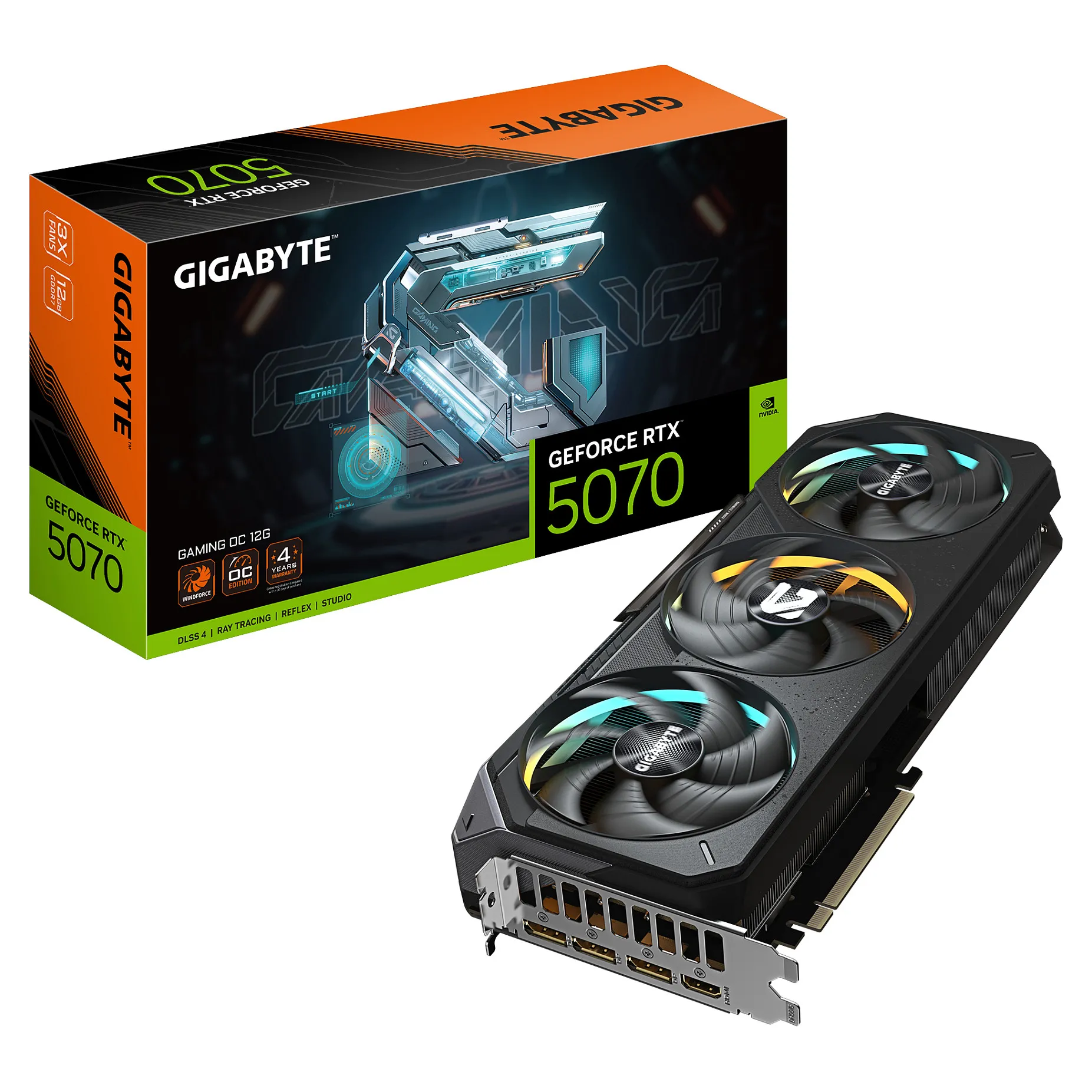 GIGABYTE GeForce RTX 5070 GAMING OC 12G GIGABYTE GeForce RTX 5070 GAMING OC 12G