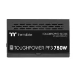 Thermaltake Toughpower PF3 maitinimo blokas, šoninis vaizdas su kabelių jungtimis
