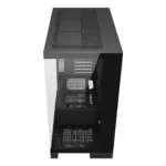 FSP M540-BA korpusas, matomas iš šono su įrengtais ventiliatoriais
